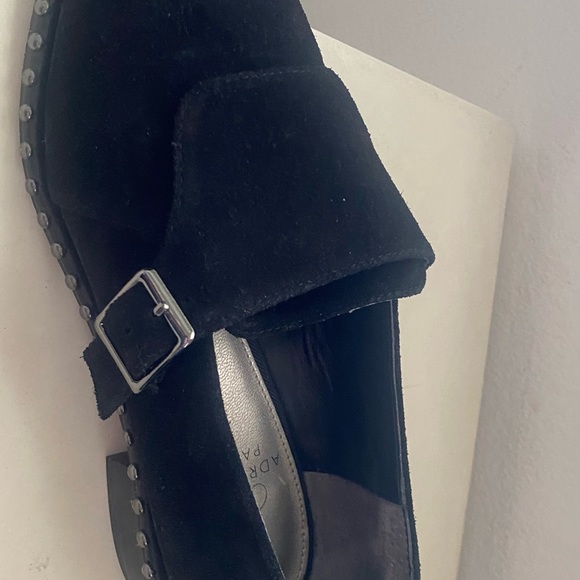 Adrianna Papell Black Studded Loafers - Picture 4 of 6